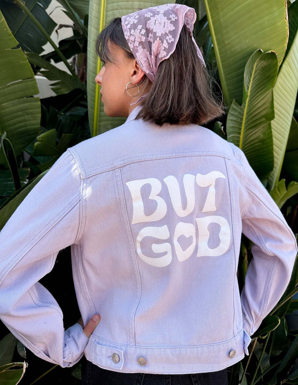 Veste en jean courte But God