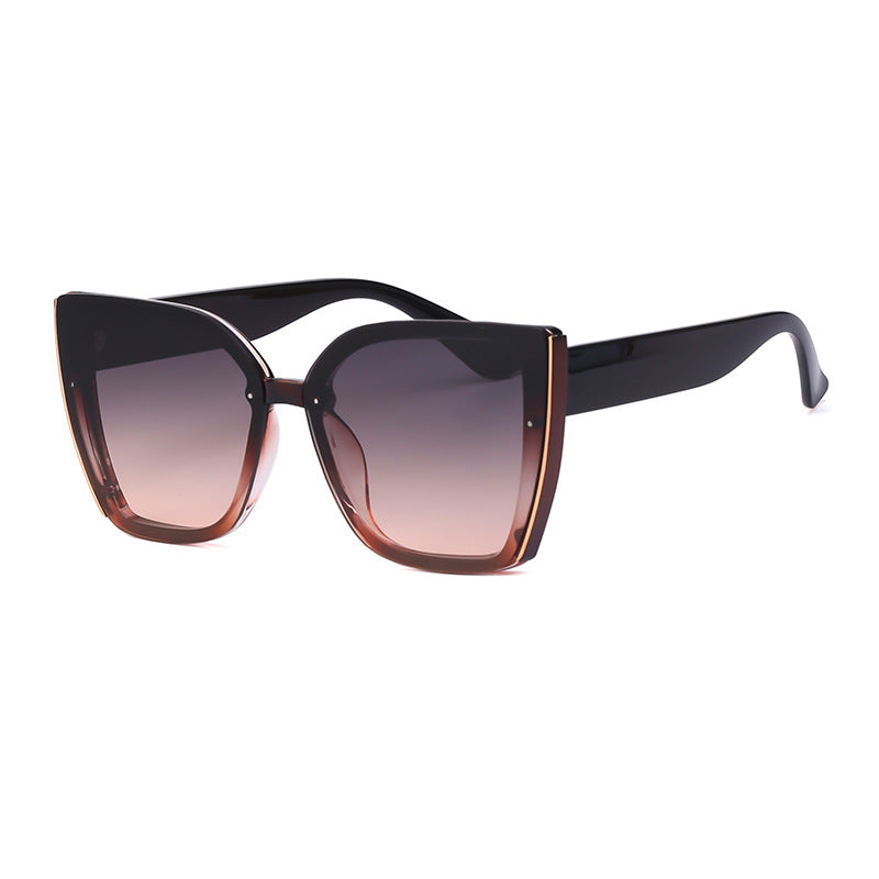 Lunettes de soleil œil-de-chat surdimensionnées pour femmes — Protection UV Tendance