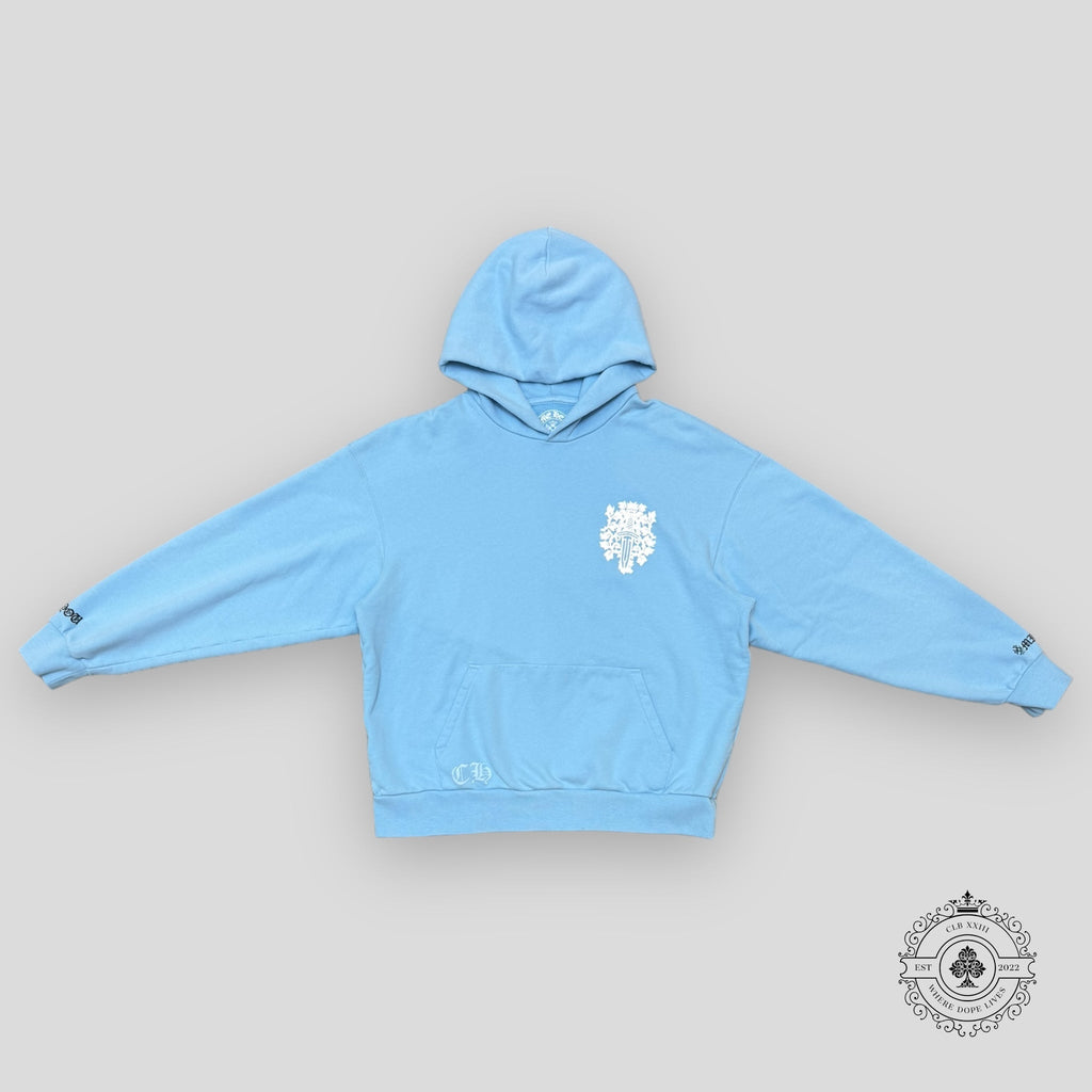 Sweat à capuche exclusif Chrome Hearts Miami Art Basel en bleu