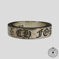 Bague Chrome Hearts CH Forever en argent