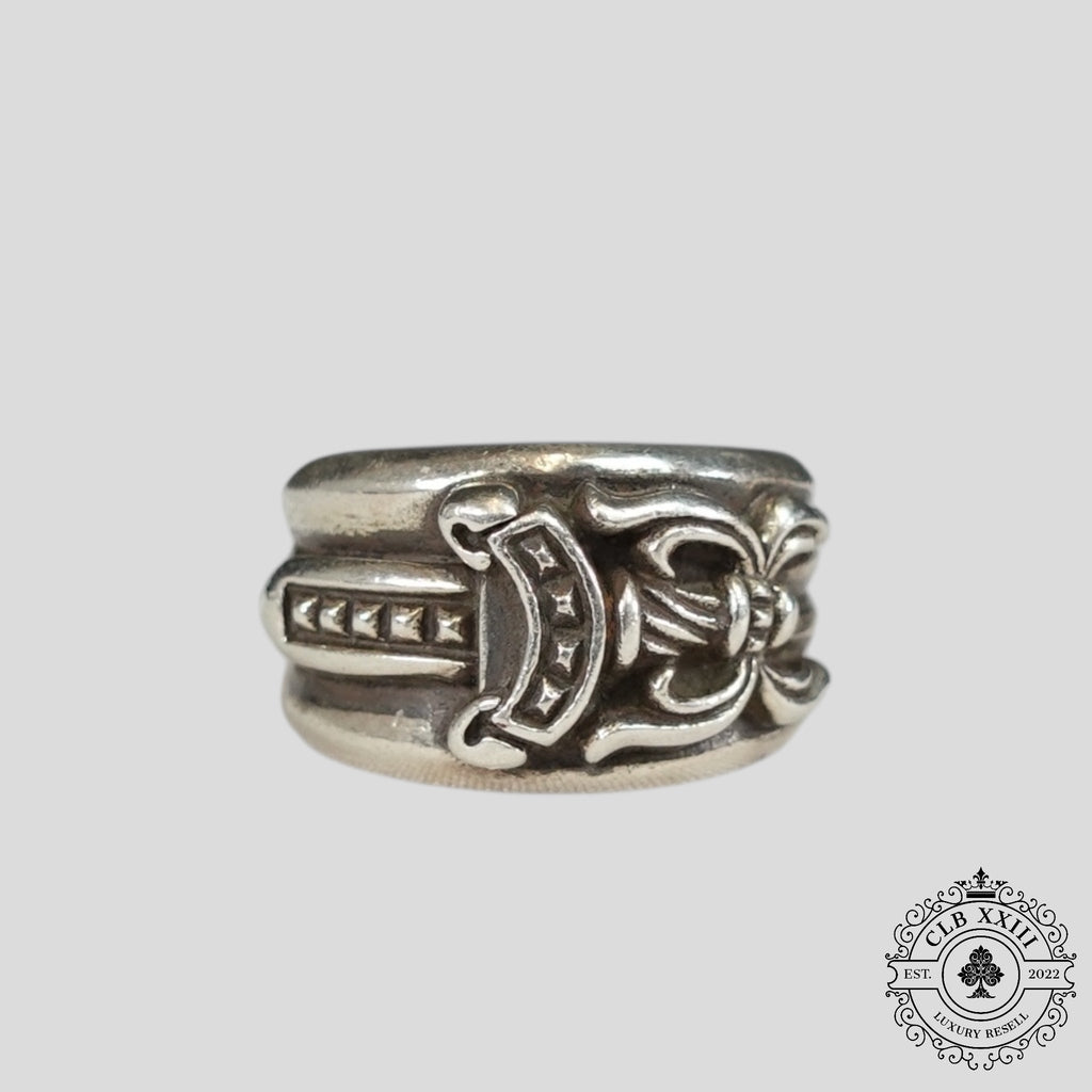 Bague Dague Chrome Hearts en Argent