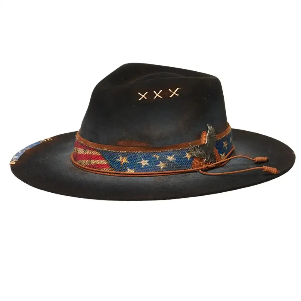 Chapeau Fédora Outback en Feutre de Laine Ameri California Hats