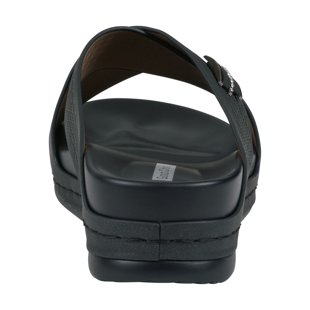 Sandales Carter noires confort pour femmes
