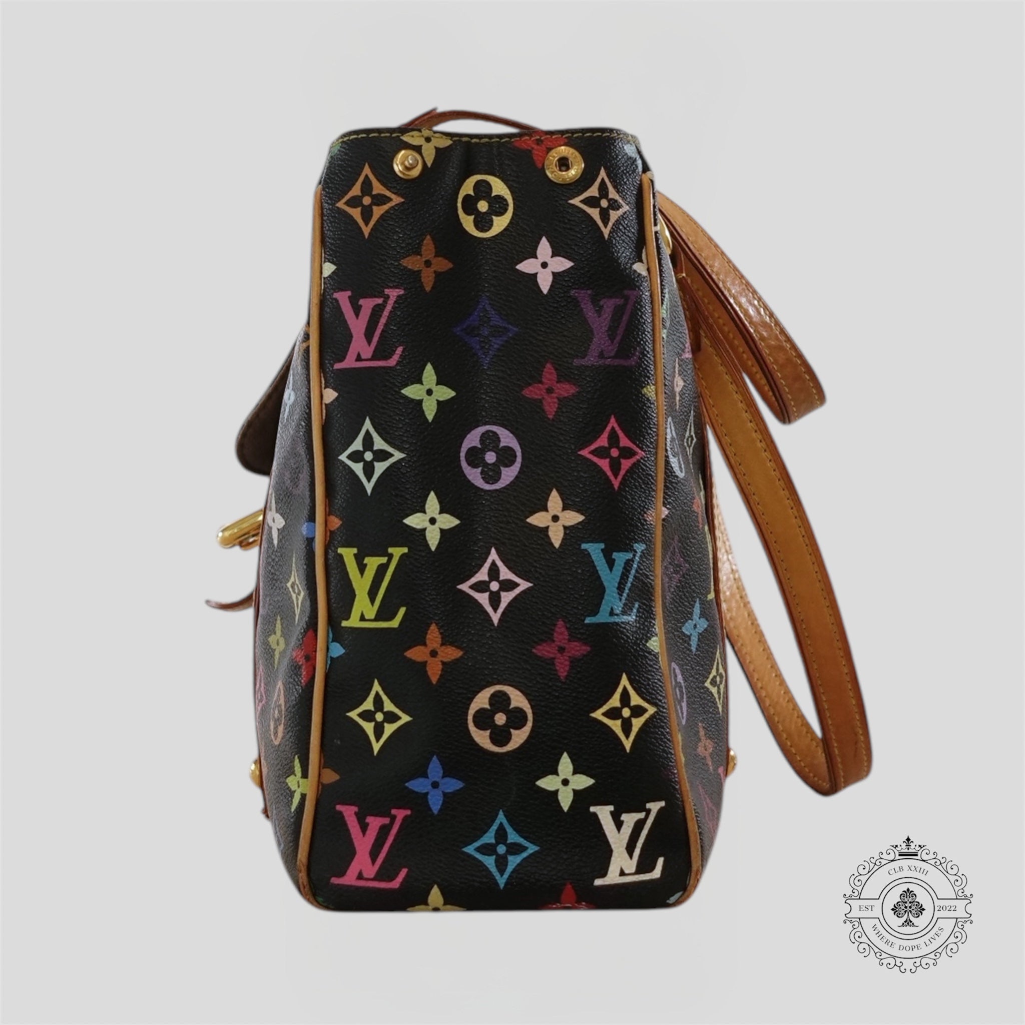 Sac à main Louis Vuitton x Takashi Murakami Aurelia MM Monogram noir