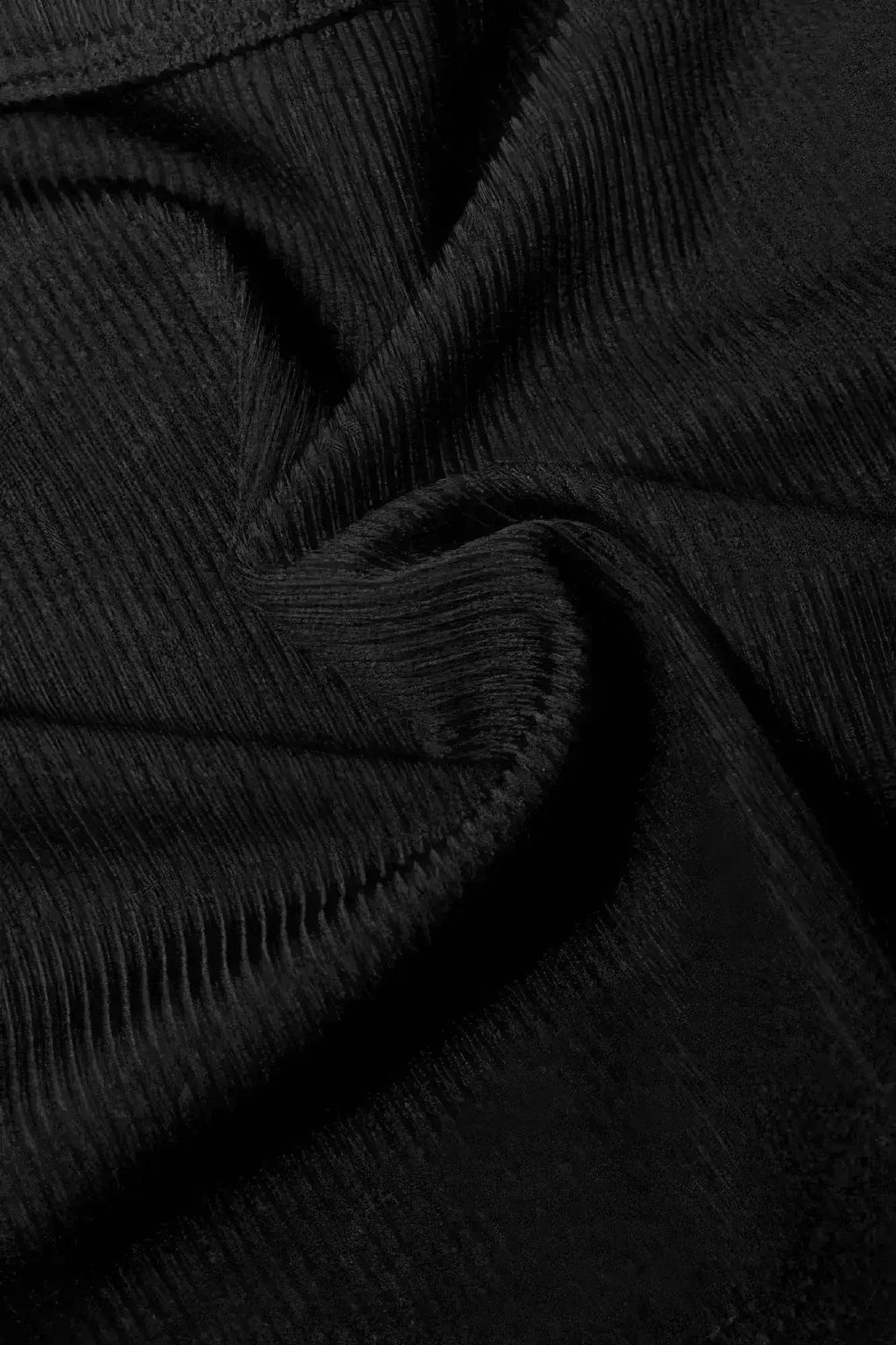 Haut court caraco en tricot côtelé
