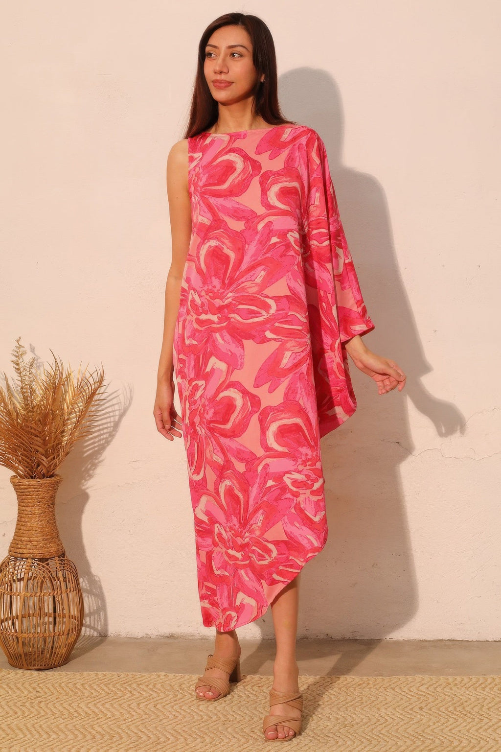Robe asymétrique Chasing Petals