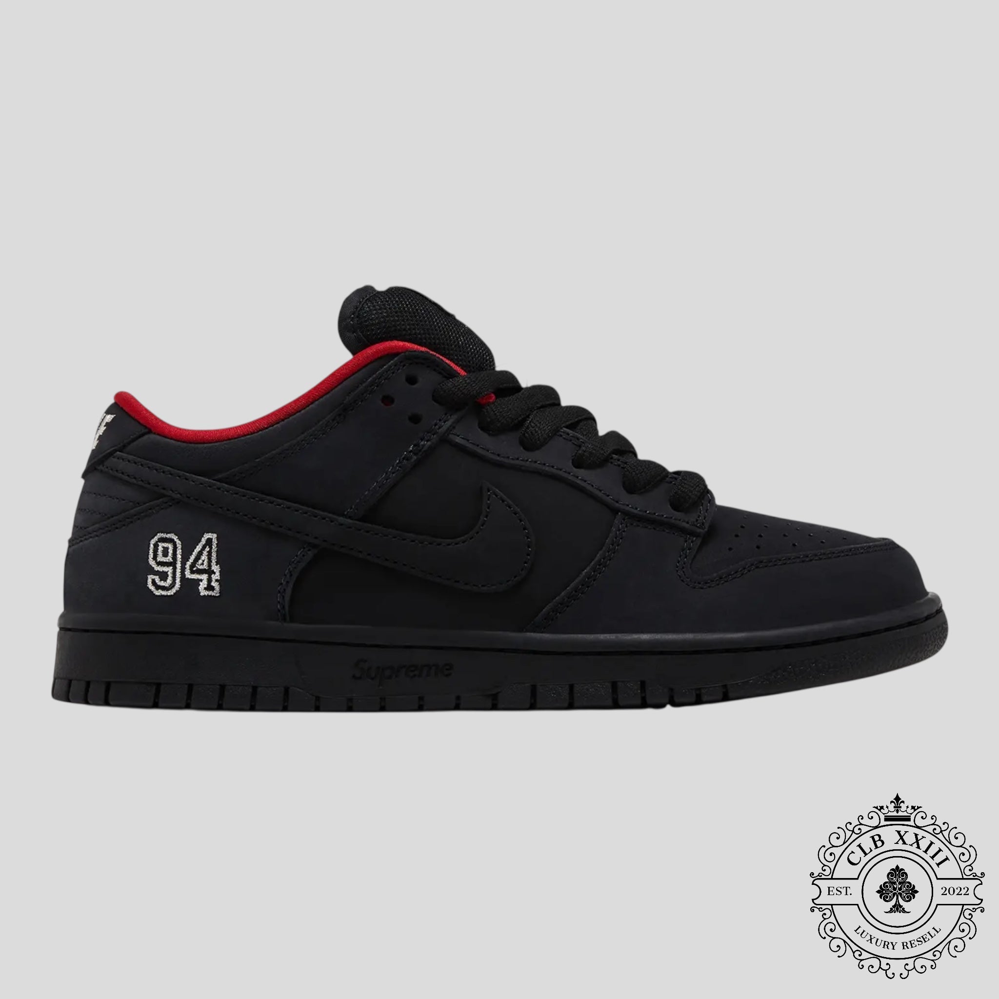 Nike SB Dunk Low Supreme 94 Noir