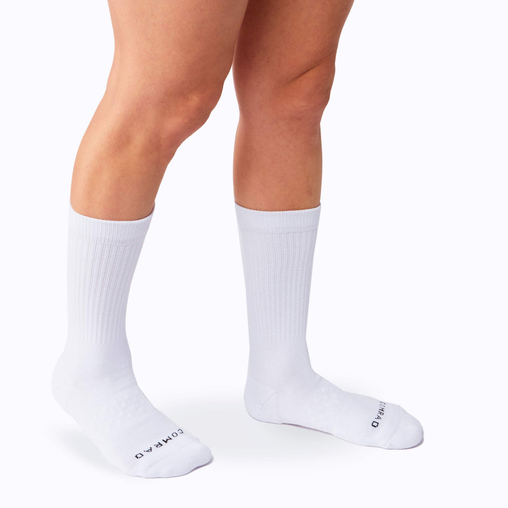 Chaussettes ras du cou en coton peigné