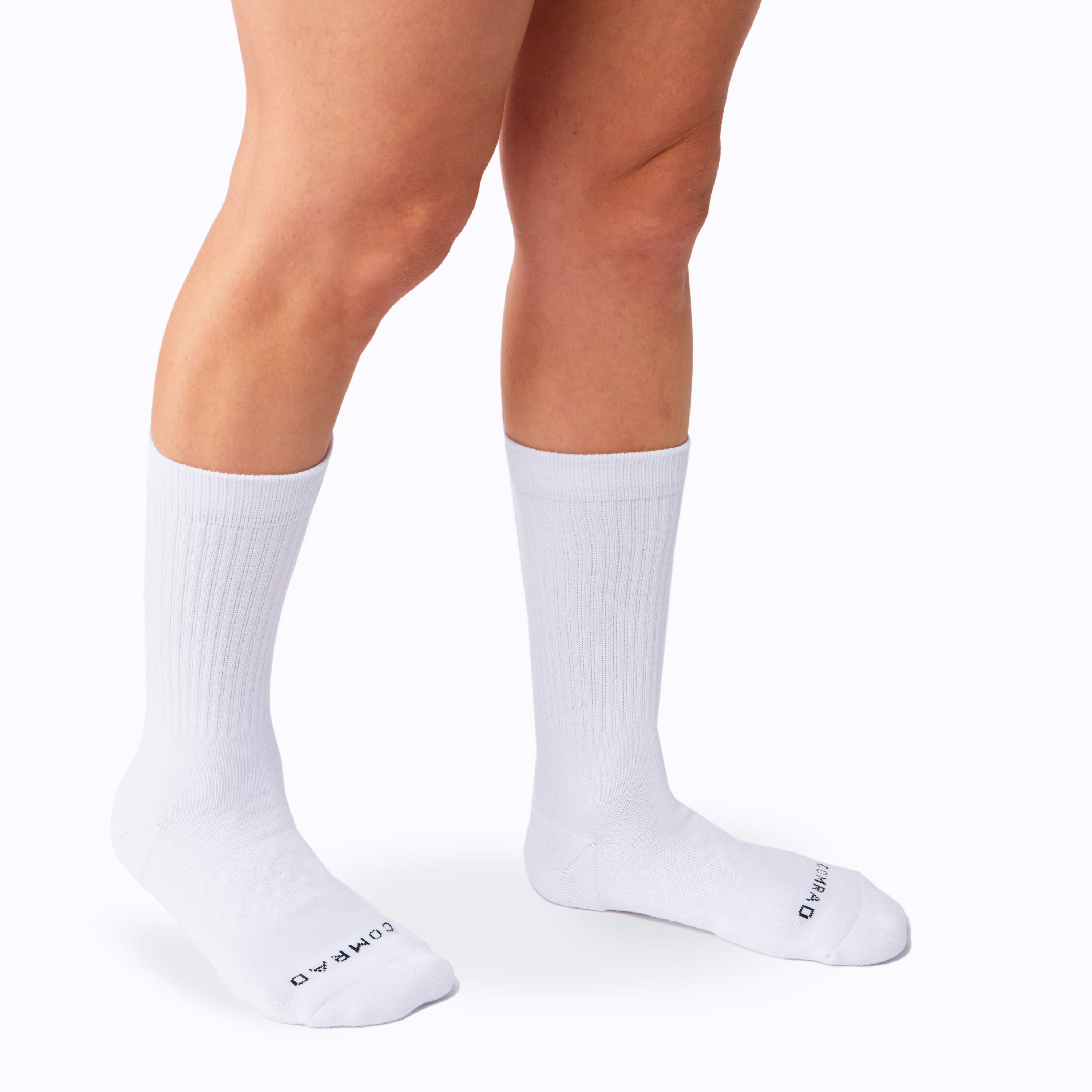 Chaussettes ras du cou en coton peigné