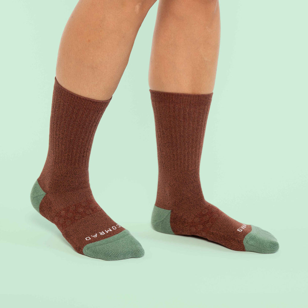 Chaussettes ras du cou en coton peigné