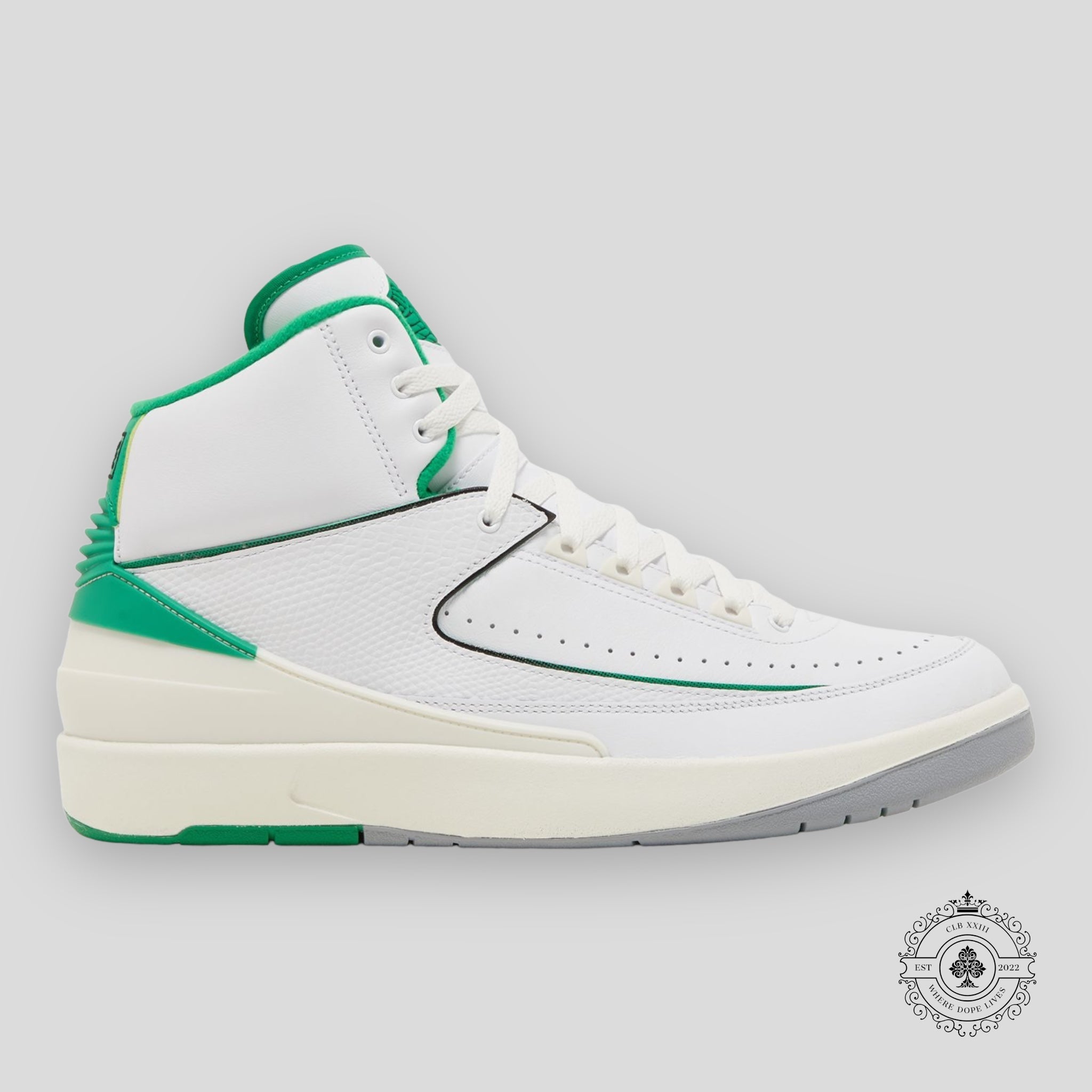 Air Jordan 2 Retro Vert Chanceux