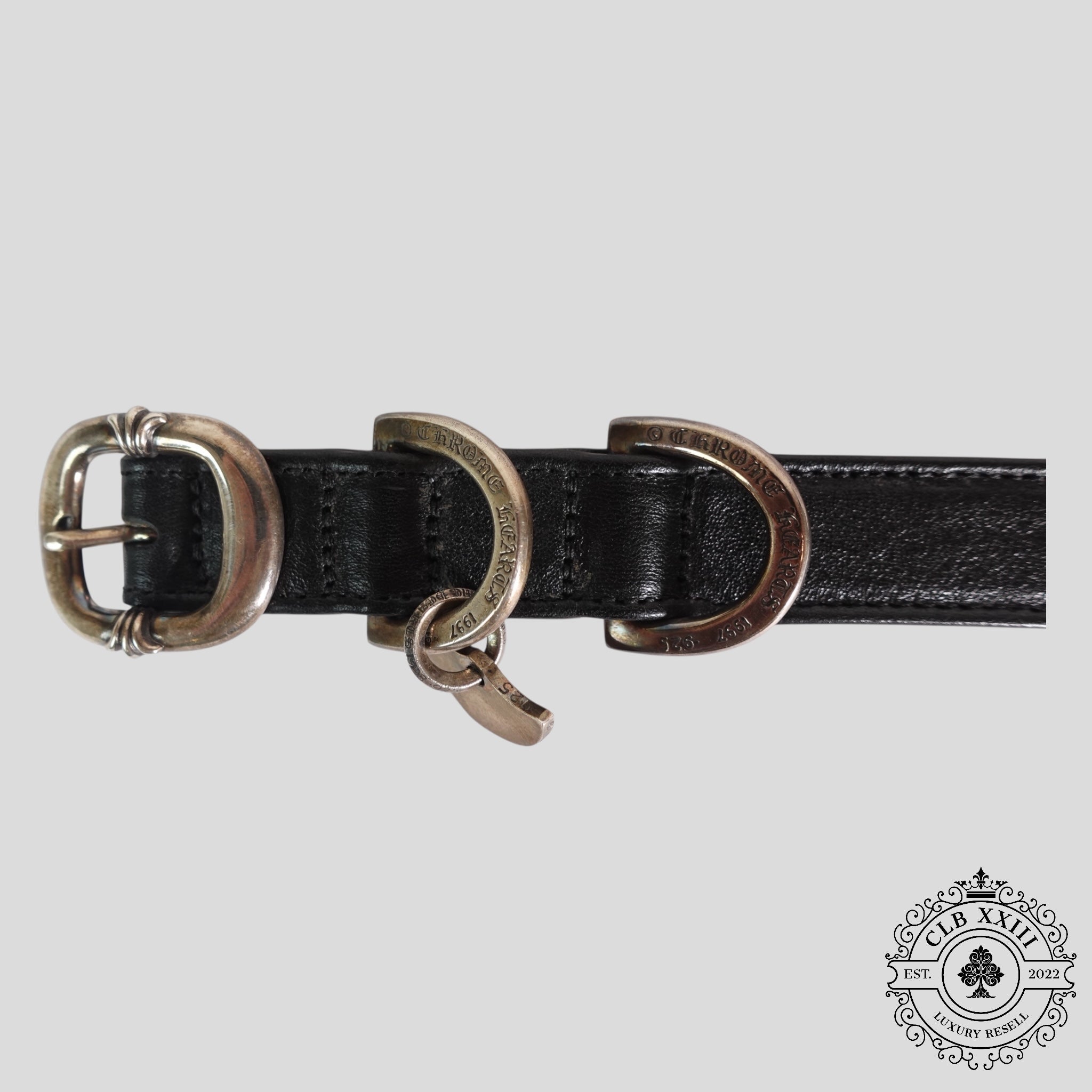 Collier pour chien Chrome Hearts en noir