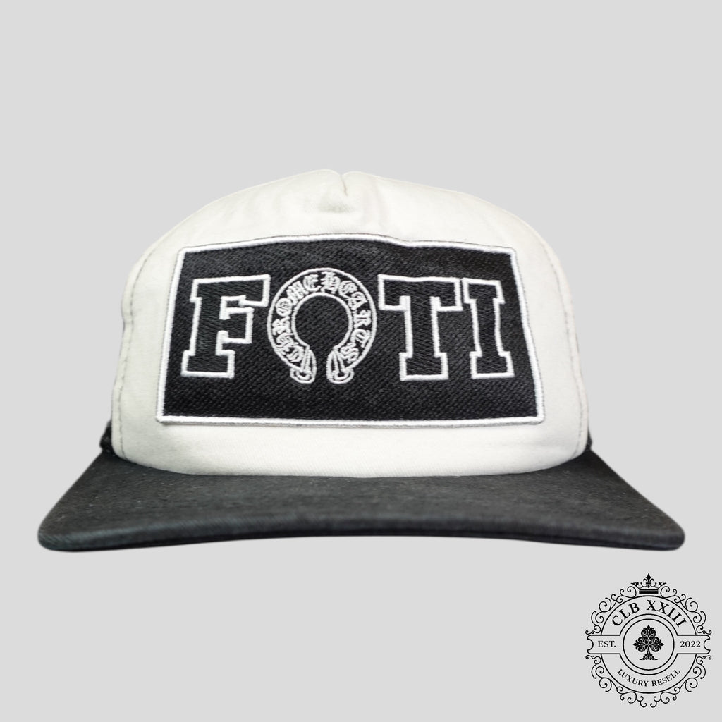 Casquette Trucker Chrome Hearts Foti Patch Blanche