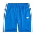 Short adidas Originals à 3 bandes pour garçon - Bleu