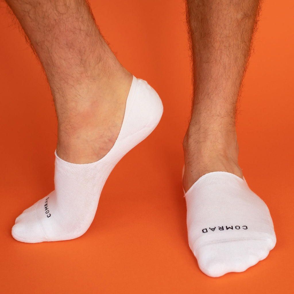 Chaussettes invisibles en coton peigné
