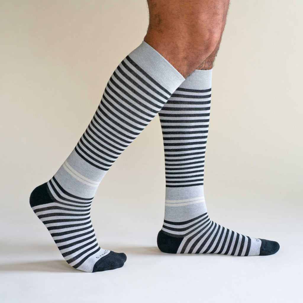 Chaussettes de compression CloudCotton - Rayures