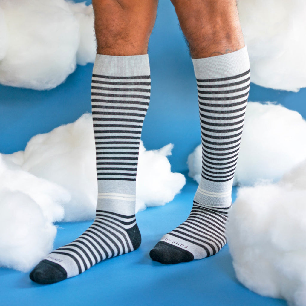 Chaussettes de compression CloudCotton - Rayures