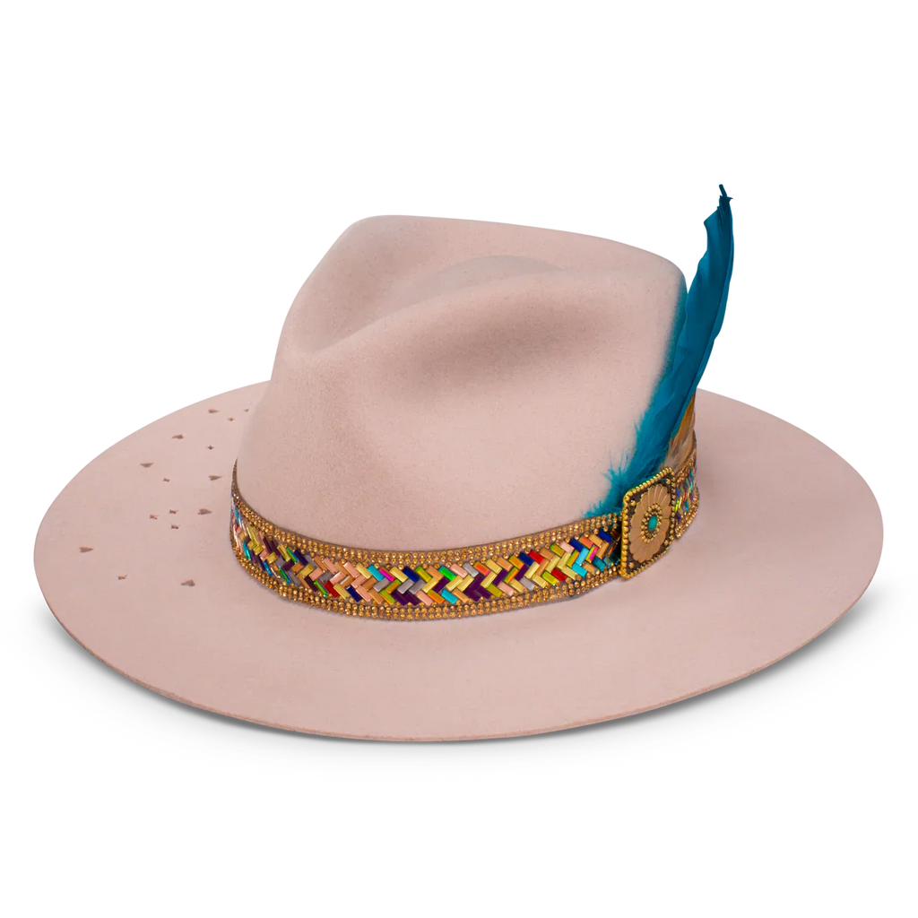 Charlie 1 Horse Lainey Wilson Hillbilly Hippie – Chapeau de cowboy en feutre de laine