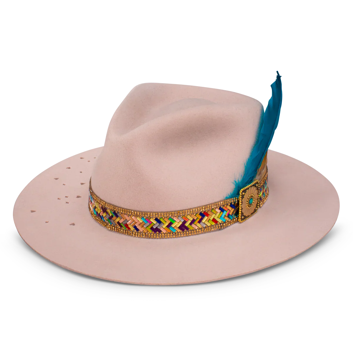 Charlie 1 Horse Lainey Wilson Hillbilly Hippie – Chapeau de cowboy en feutre de laine