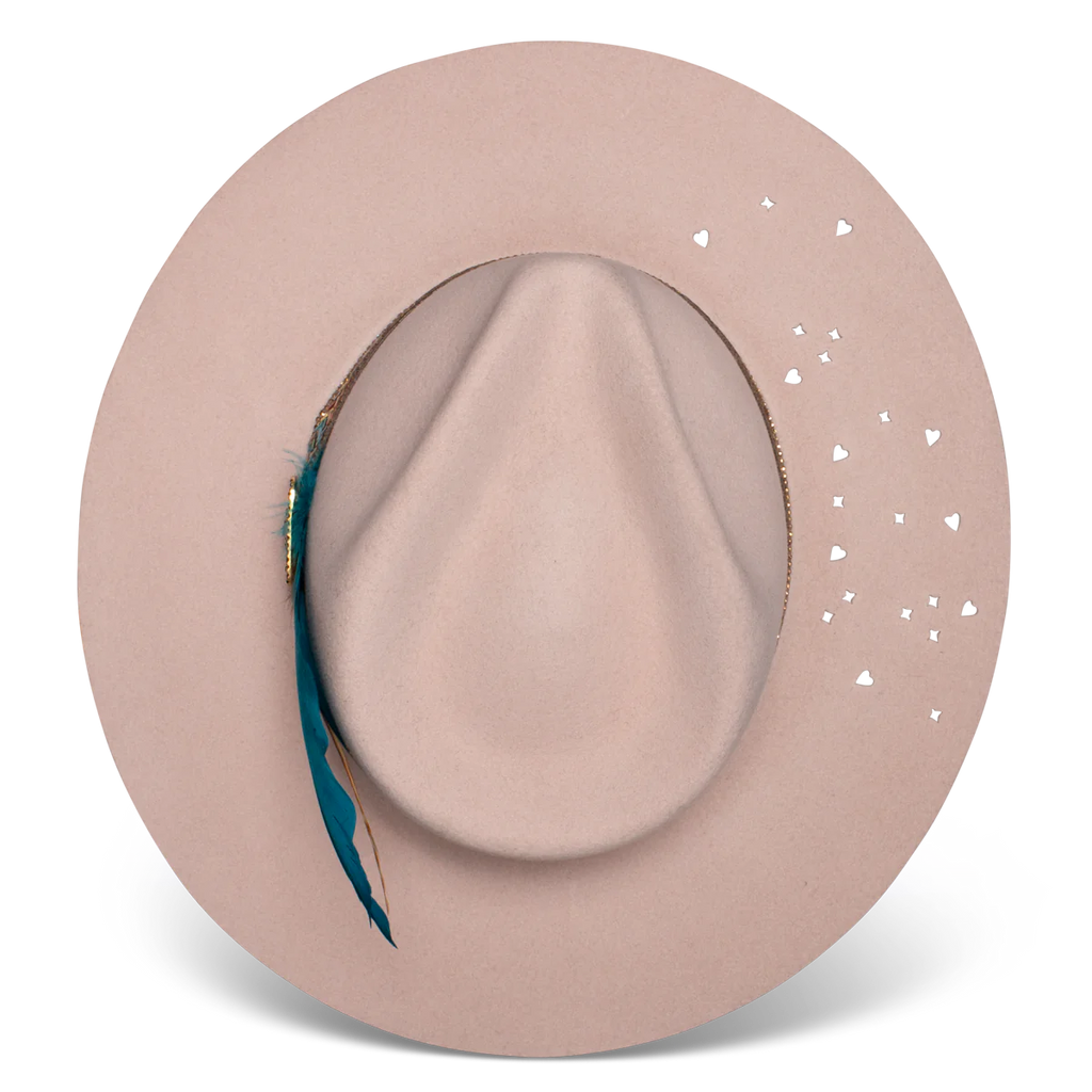Charlie 1 Horse Lainey Wilson Hillbilly Hippie – Chapeau de cowboy en feutre de laine