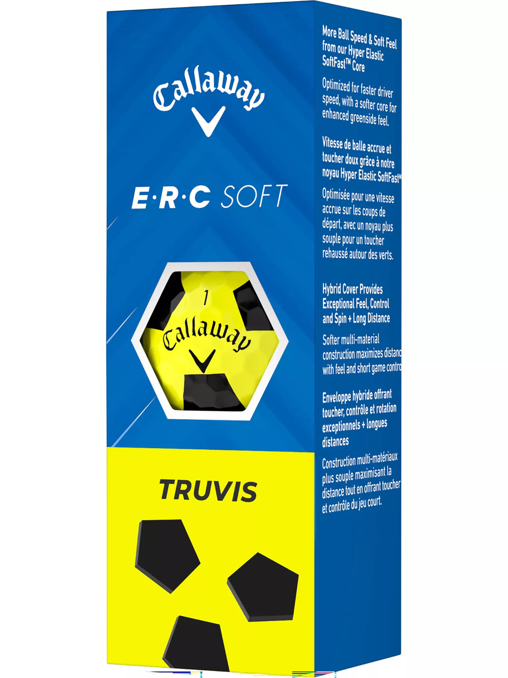 Ballons de golf Callaway ERC Soft Truvis 2025