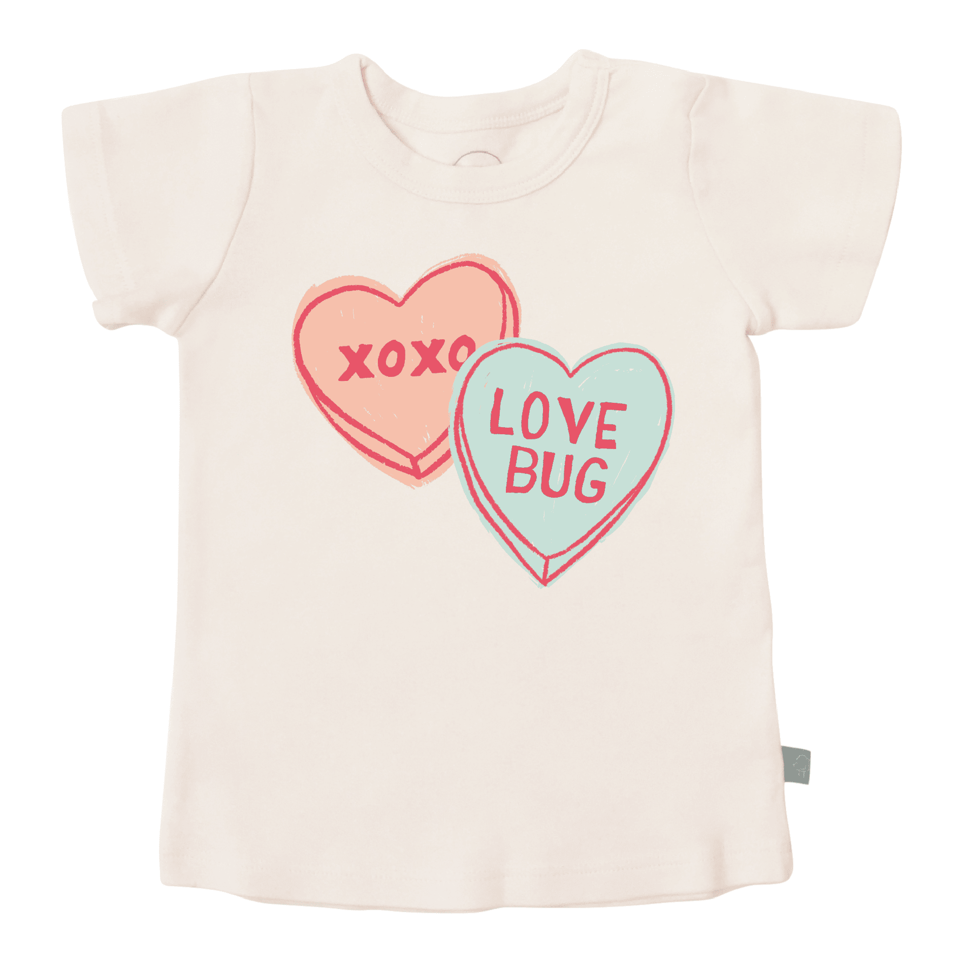 graphic tee | candy hearts