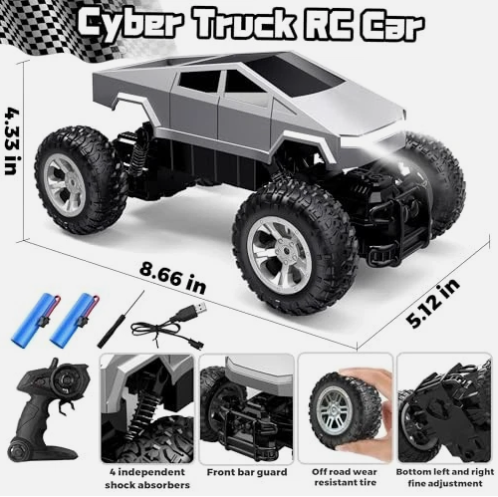 Camionnette Cyber Télécommandée – Voiture RC tout-terrain 2,4 GHz