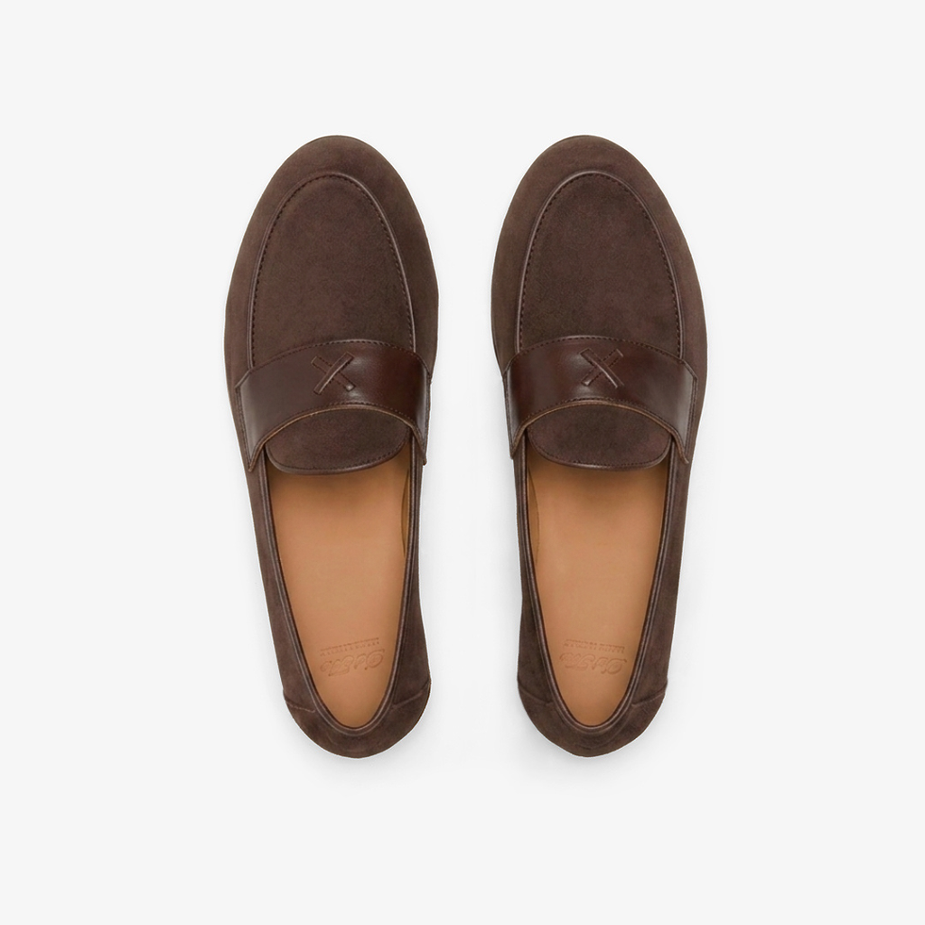Men's Dark Brown Suede Centesimo