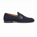 Men's Navy Suede Centesimo