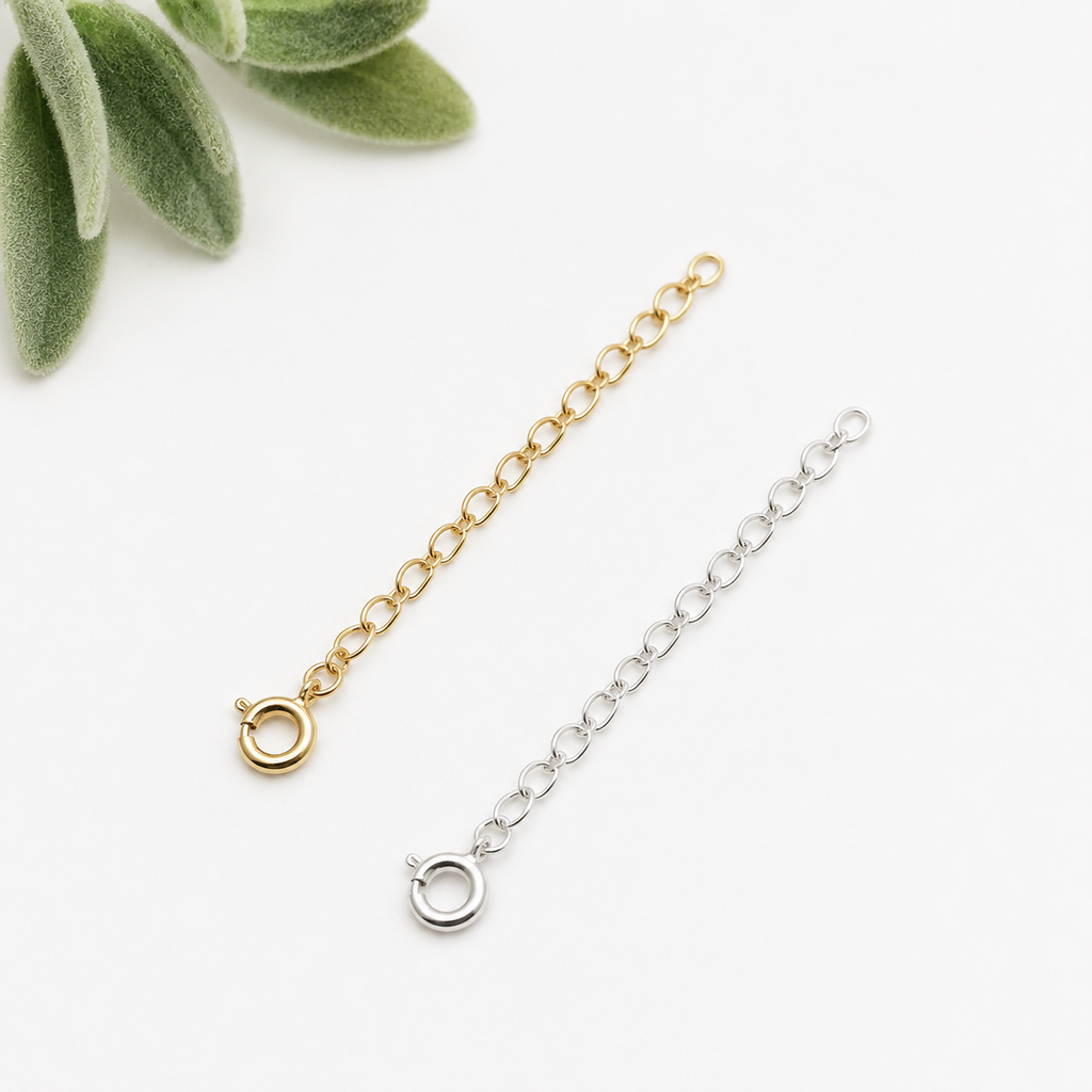 Rallonge de chaîne – Rallonge de collier en or rempli ou en argent sterling