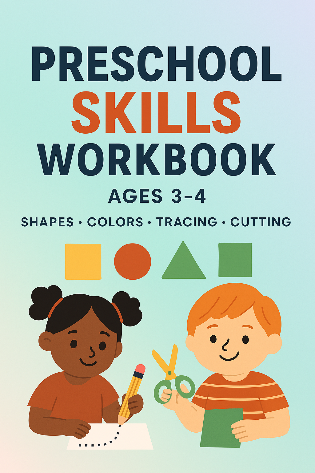 Cahier d'exercices modifiable pour la maternelle (3-4 ans) – 17 pages