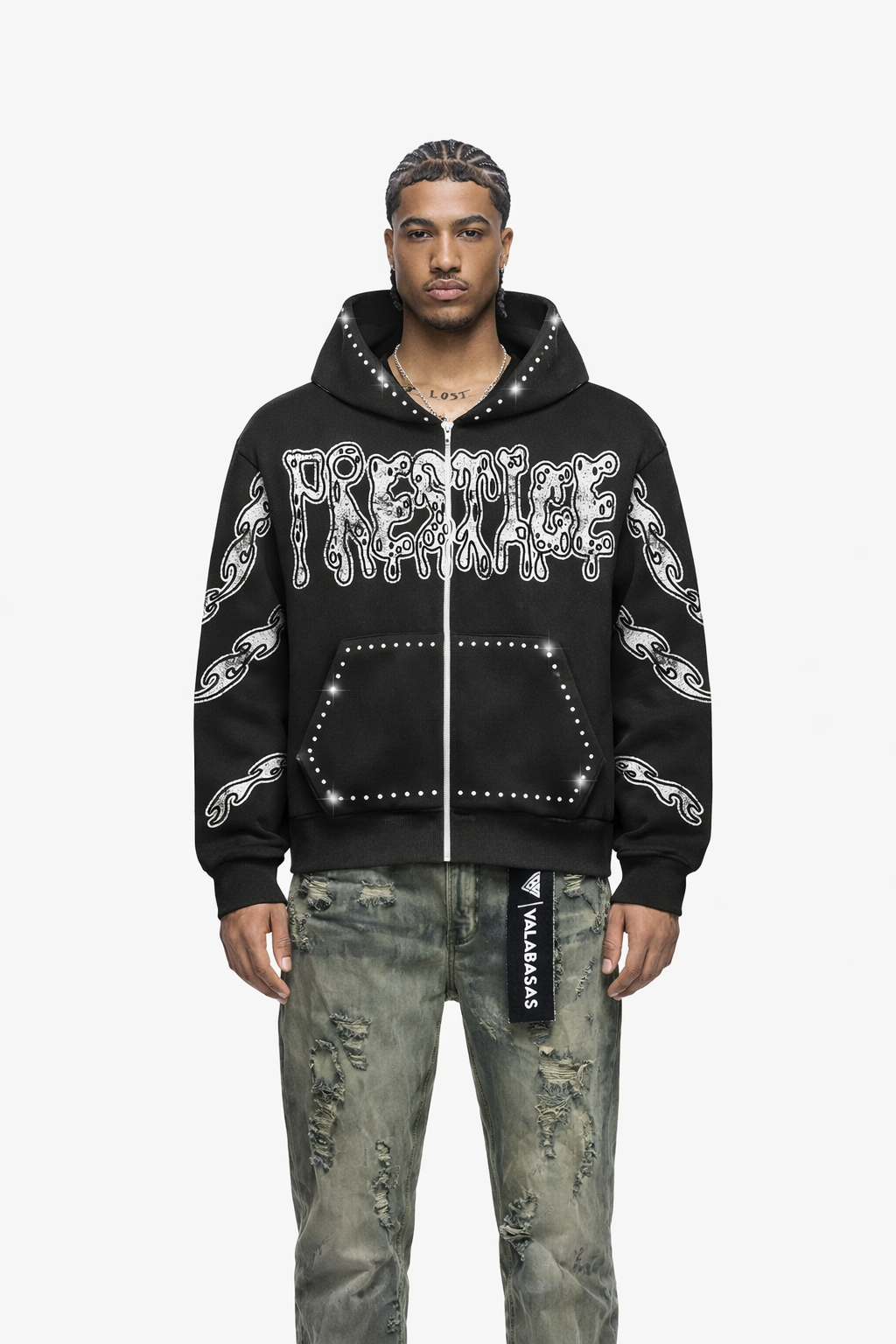 Prestige Drippy Hoodie - Noir