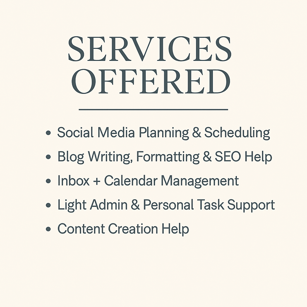 Remote E-Commerce & Admin Support – By the Hour