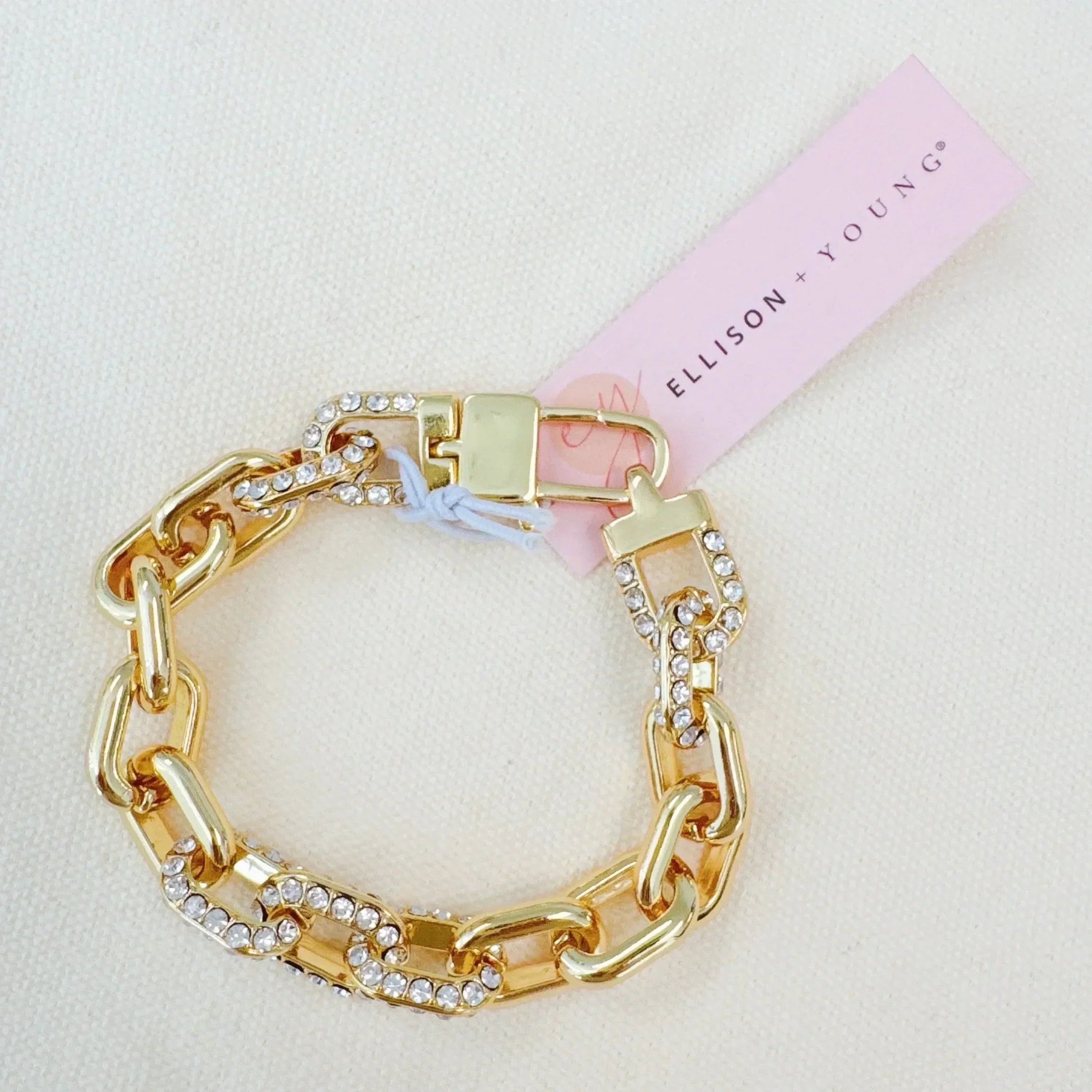 Bracelet à maillons Chic et Scintillant
