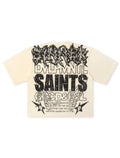 T-shirt court Rebel Denim Developmental Saints - Crème