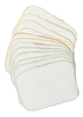 Lingette en coton brossé biologique - Lot de 12