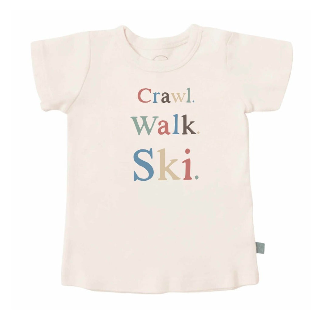 t-shirt graphique | ramper marcher skier