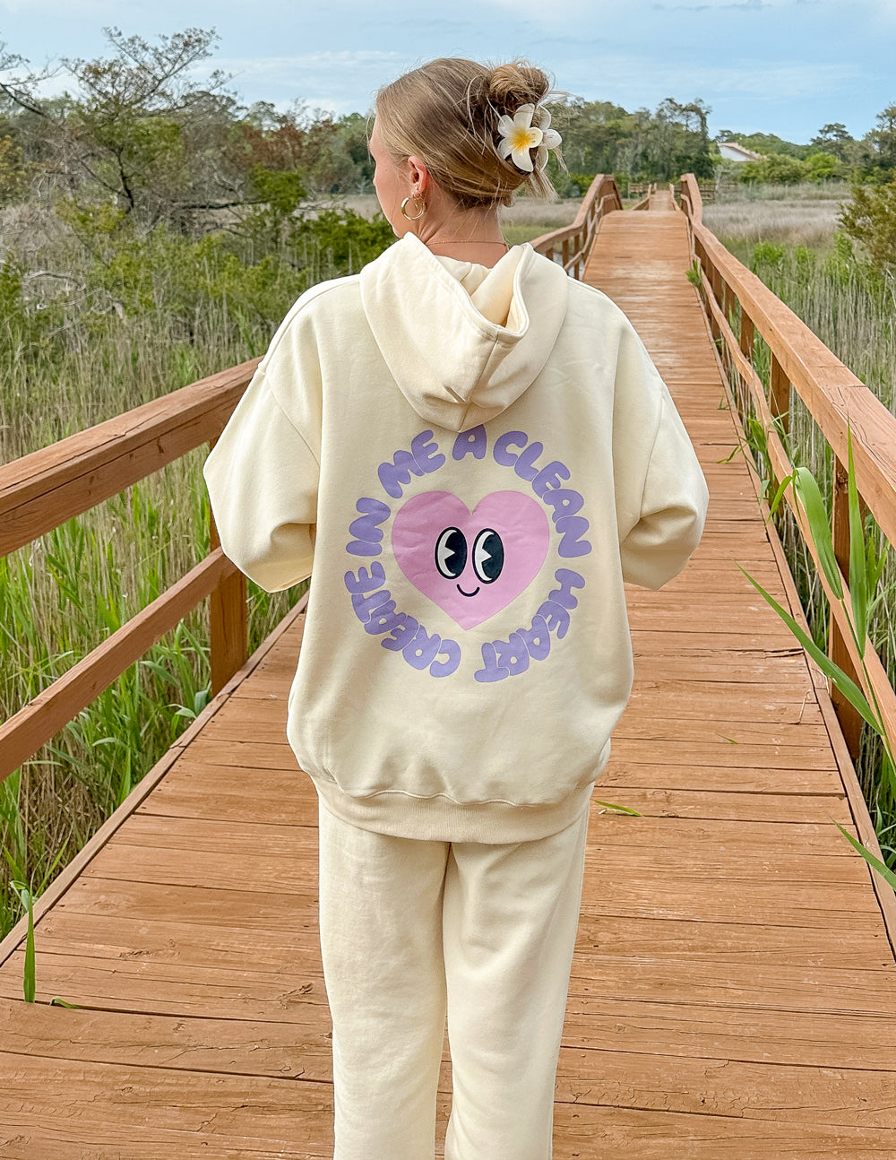 Crée en moi un cœur pur - Sweat à capuche unisexe