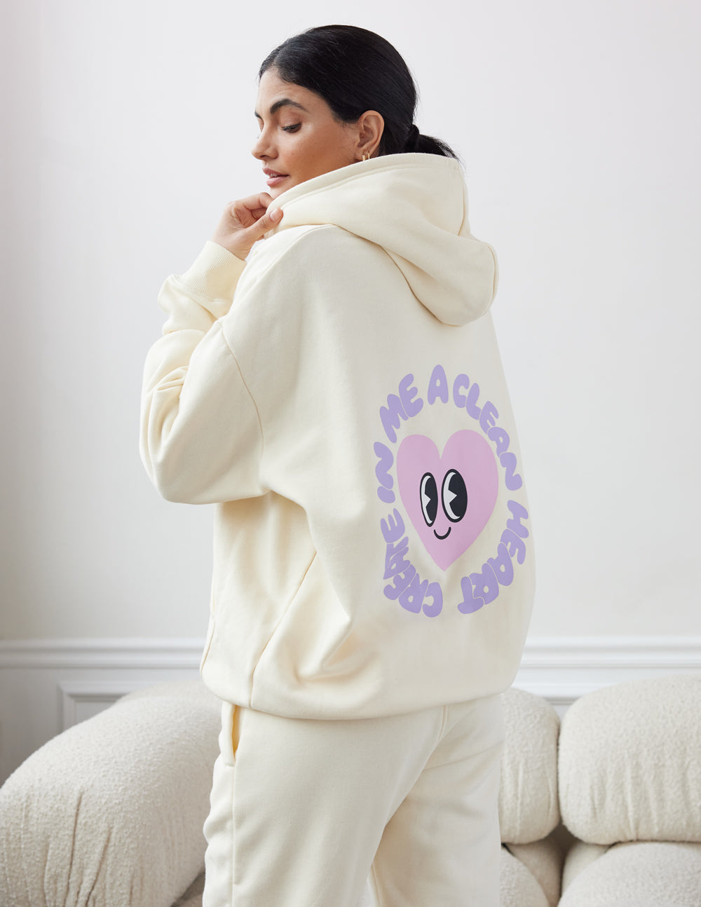Crée en moi un cœur pur - Sweat à capuche unisexe