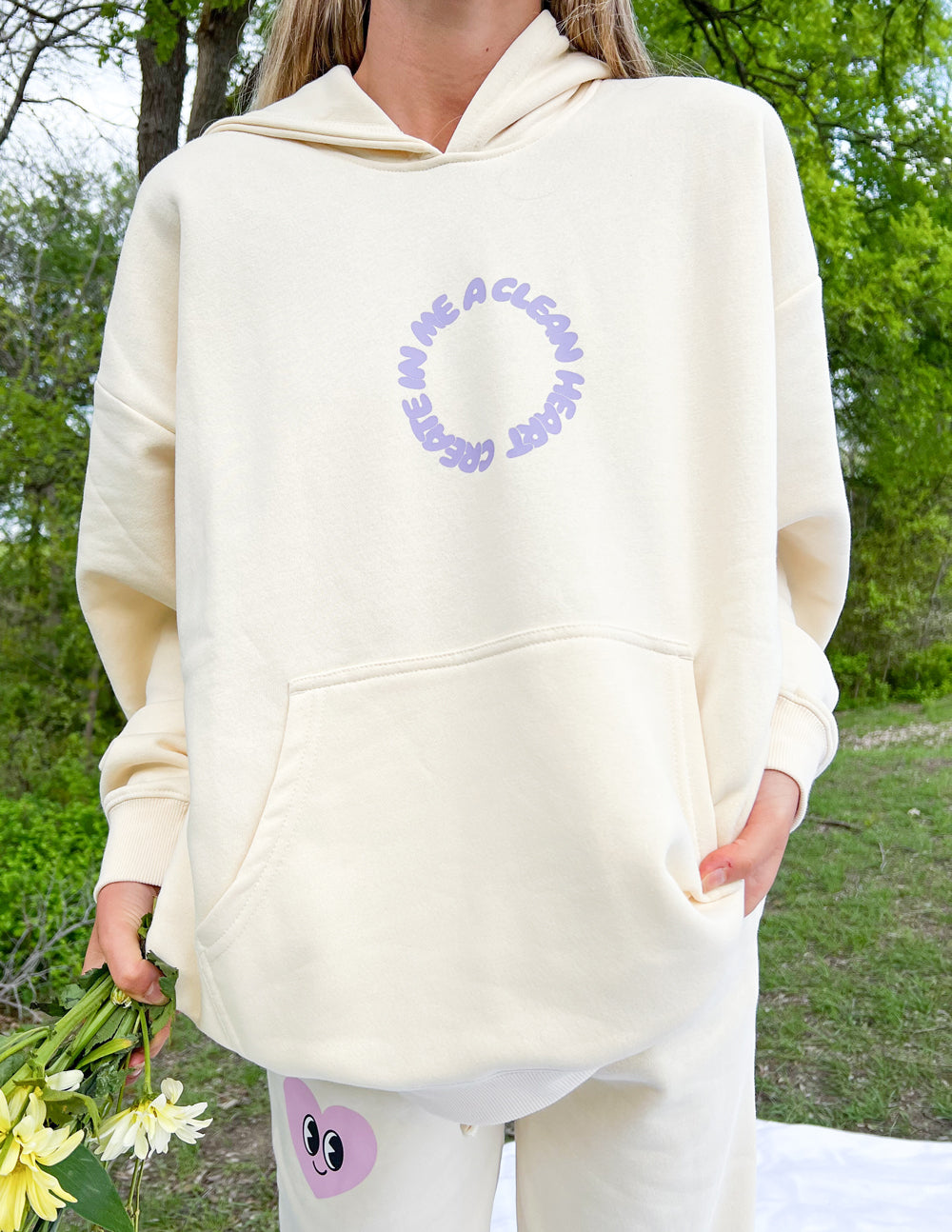 Crée en moi un cœur pur - Sweat à capuche unisexe