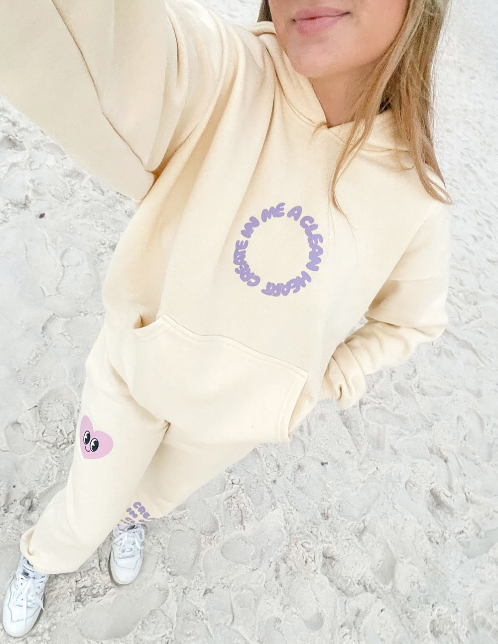Crée en moi un cœur pur - Sweat à capuche unisexe