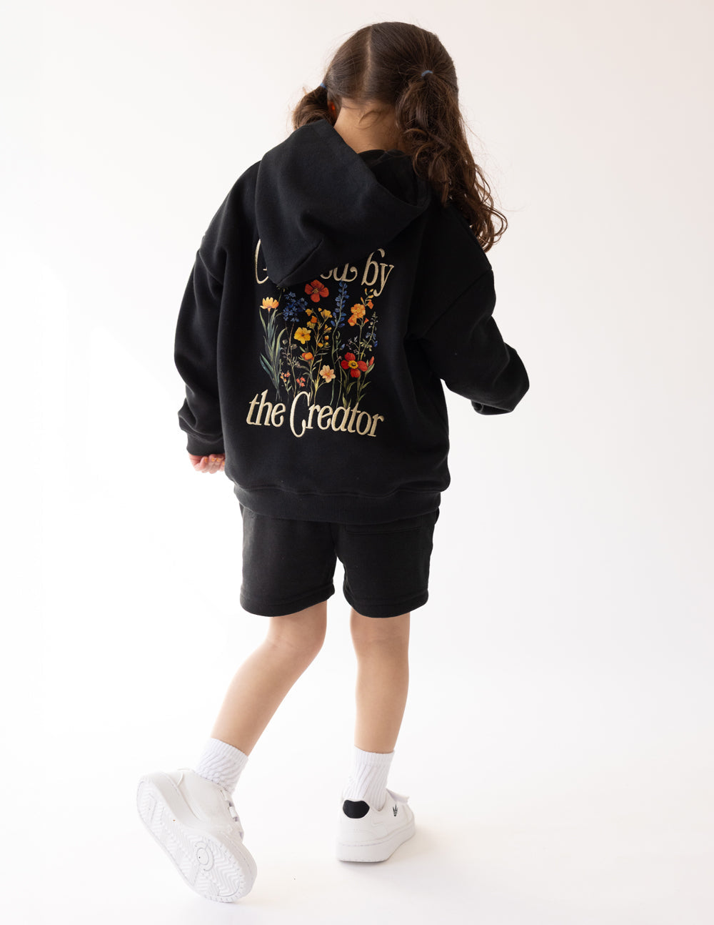 Sweat à capuche enfant Créé par le Créateur