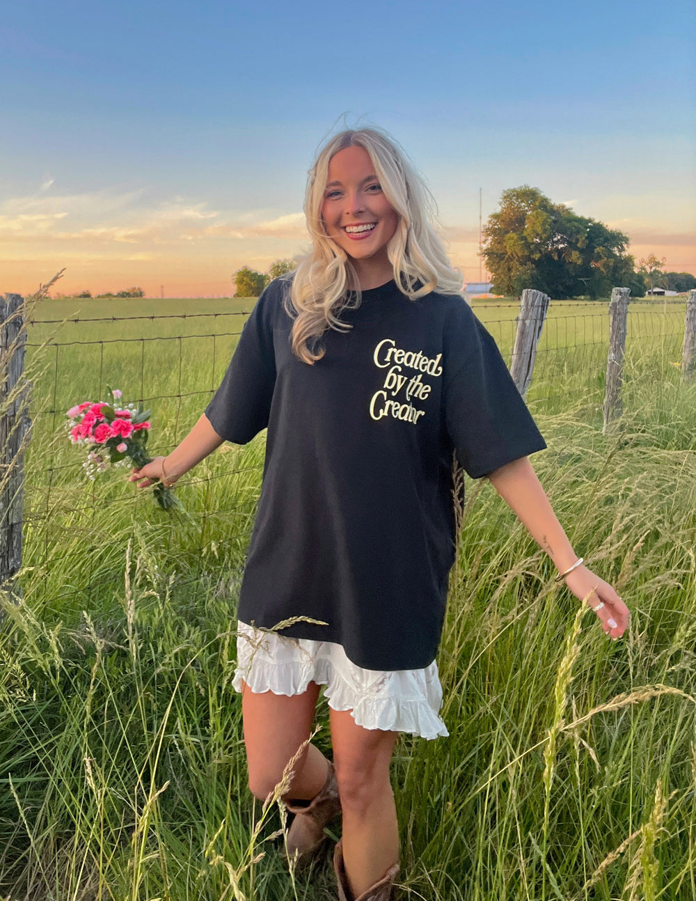 T-shirt unisexe Créé par le Créateur