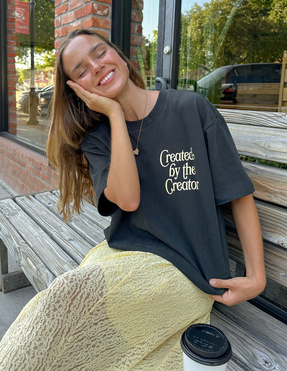 T-shirt unisexe Créé par le Créateur