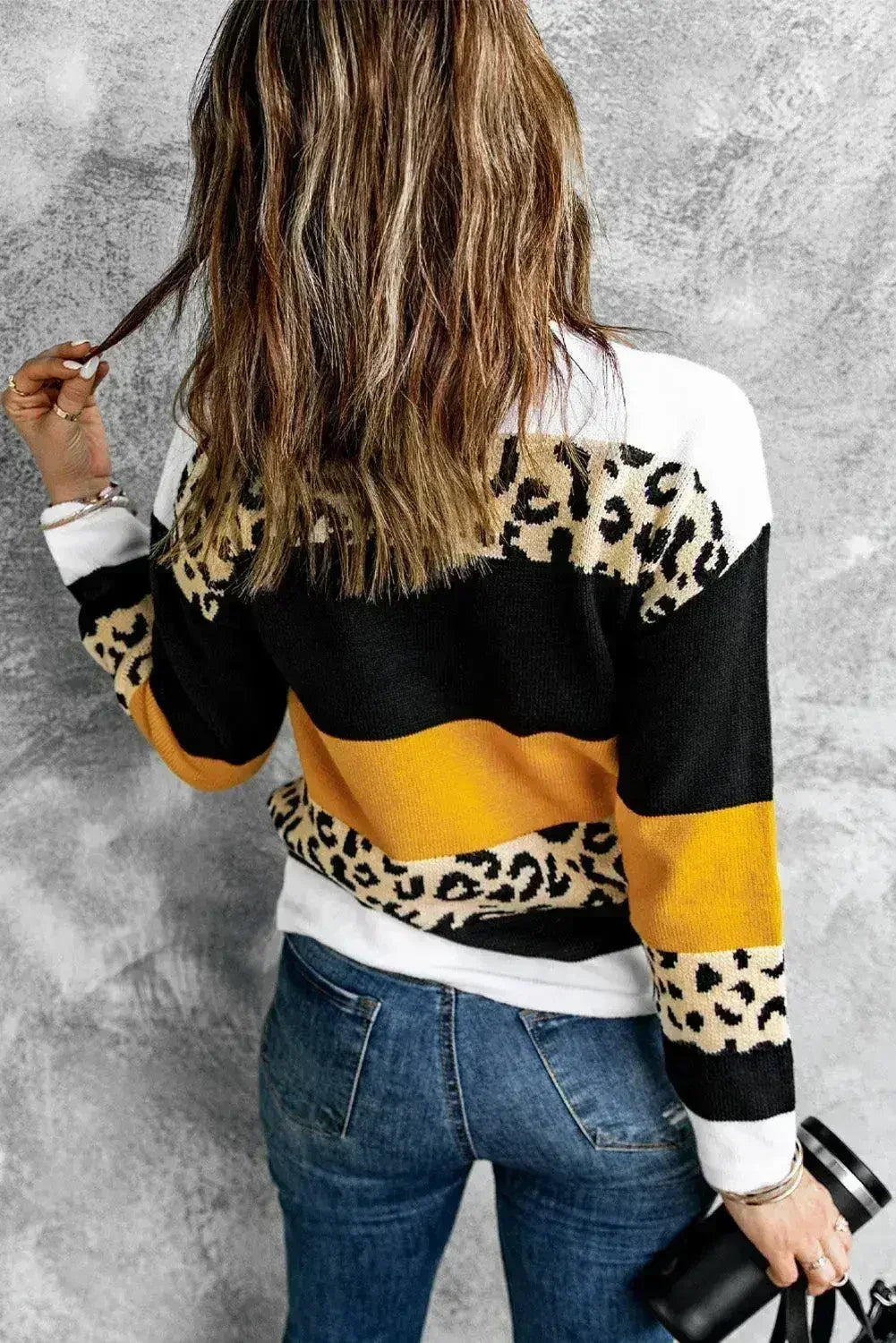 Nouveau pull léopard