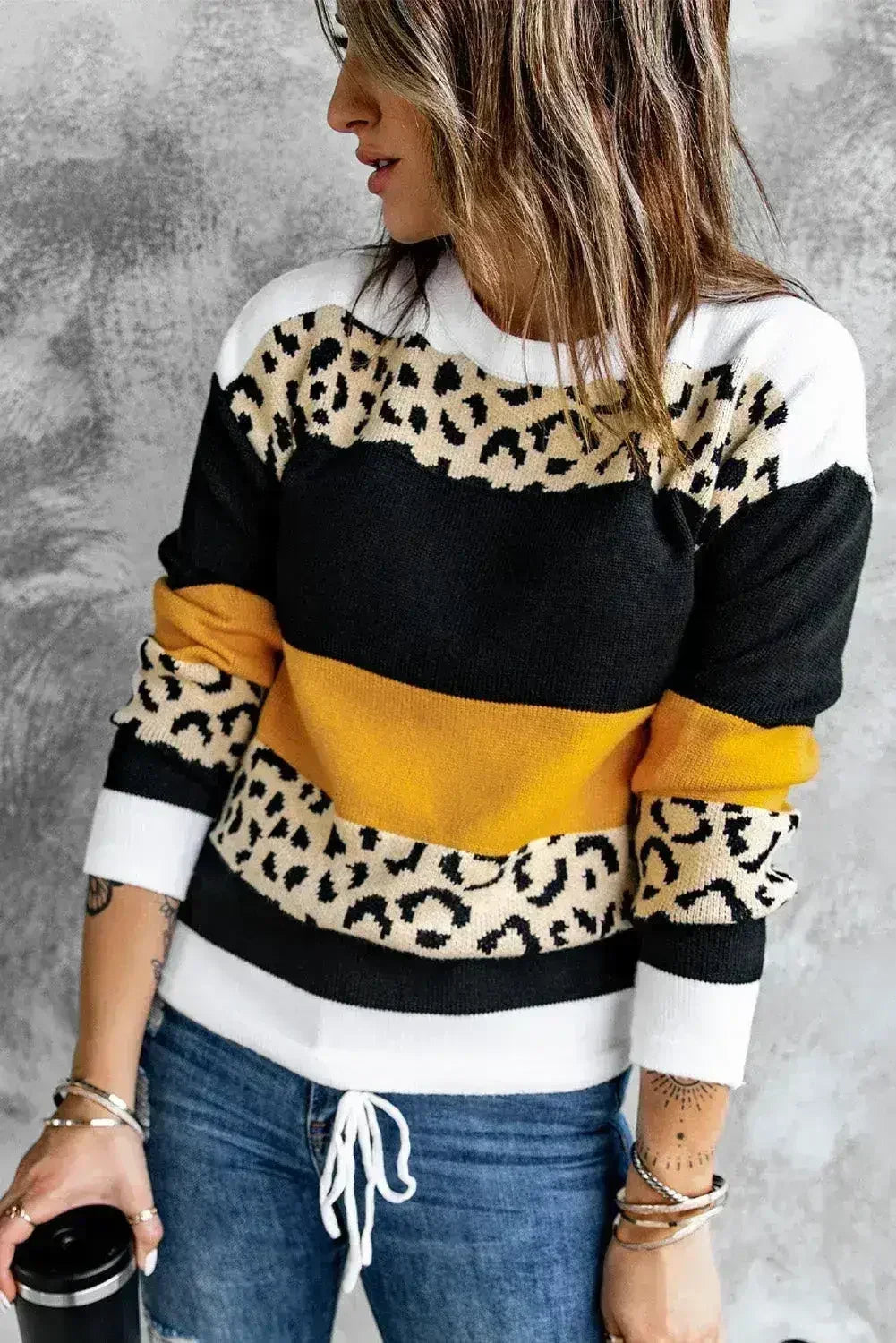 Nouveau pull léopard