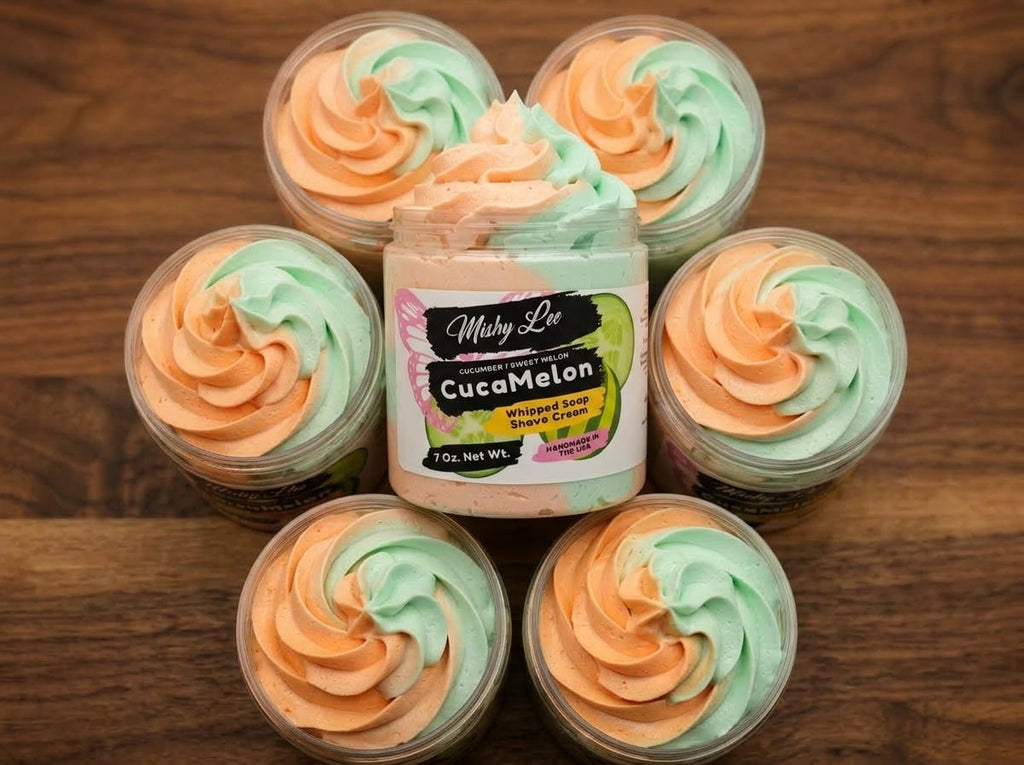 Crème fouettée CucaMelon pour le corps et le rasage