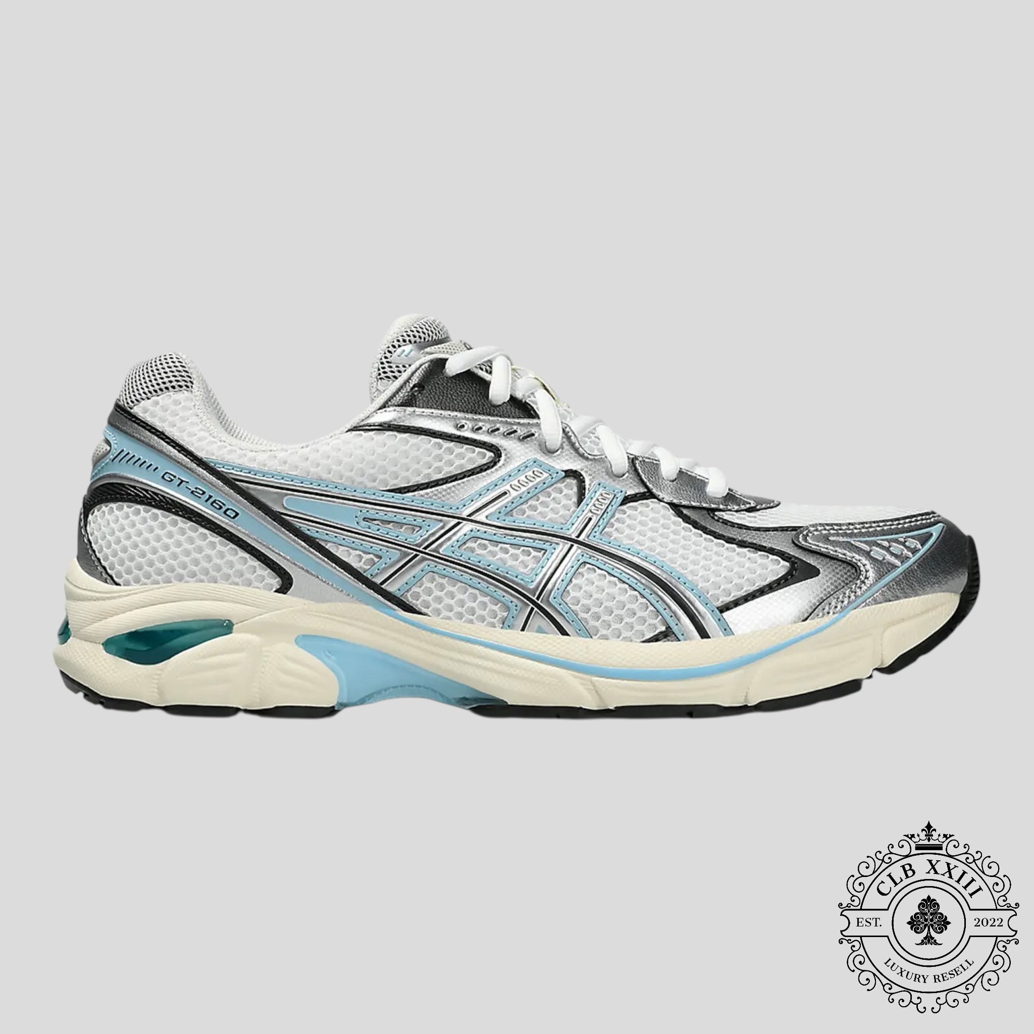 ASICS GT-2160 Argent pur blanc