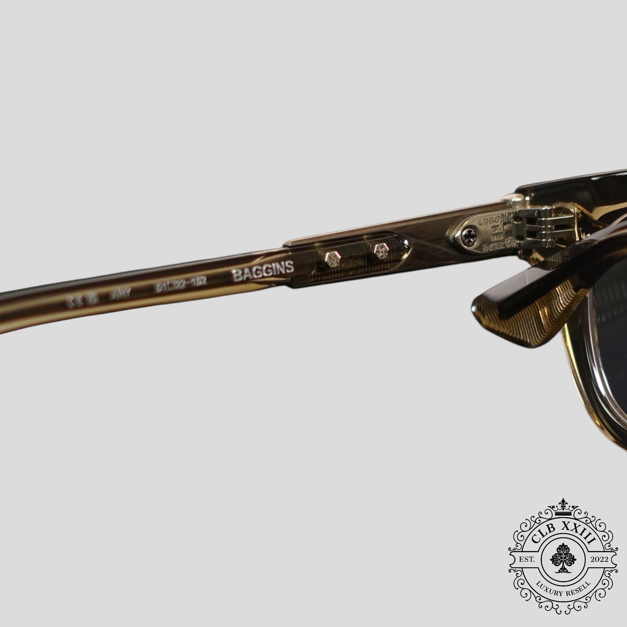 Lunettes Chrome Hearts Baggins Vert Olive