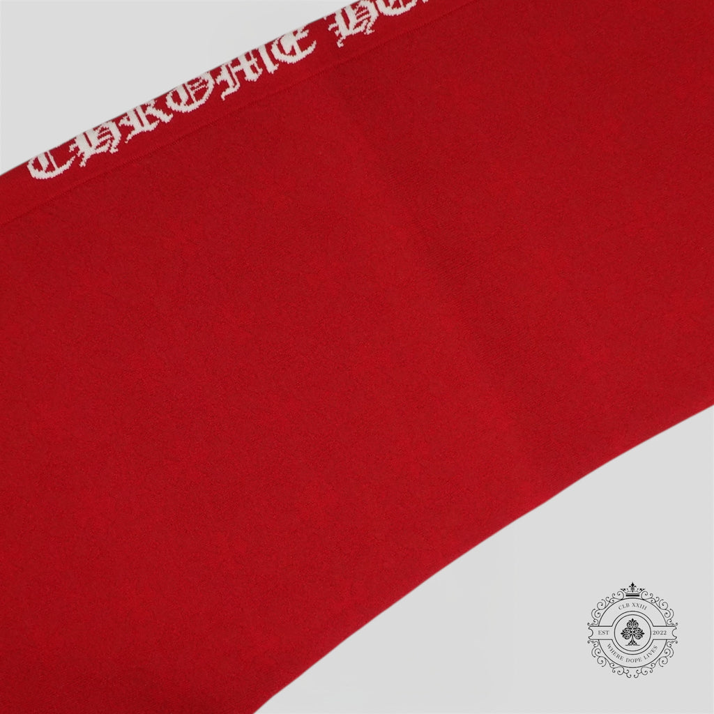 Pantalon Jacquard Chrome Hearts Plus Rouge